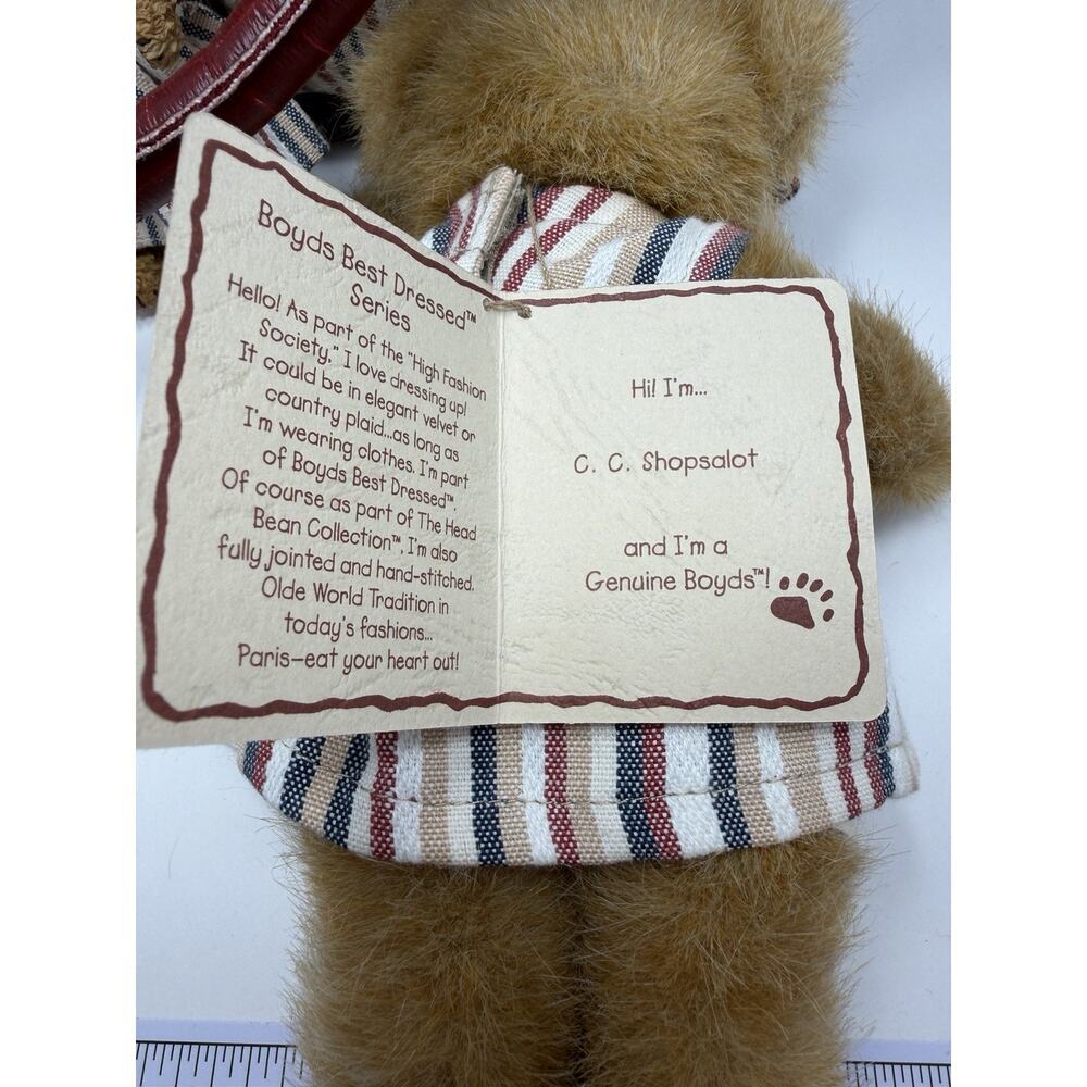 Boyds Bear F.O.B. Collectors Club Kit 2007 Tote Bag Shopsalot Plush Figure & Pin - Picture 9 of 13